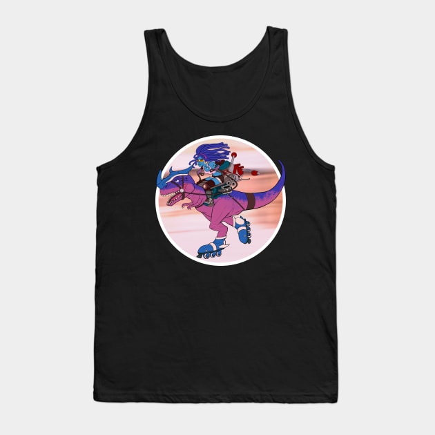 Dinorider Tank Top by raulovsky